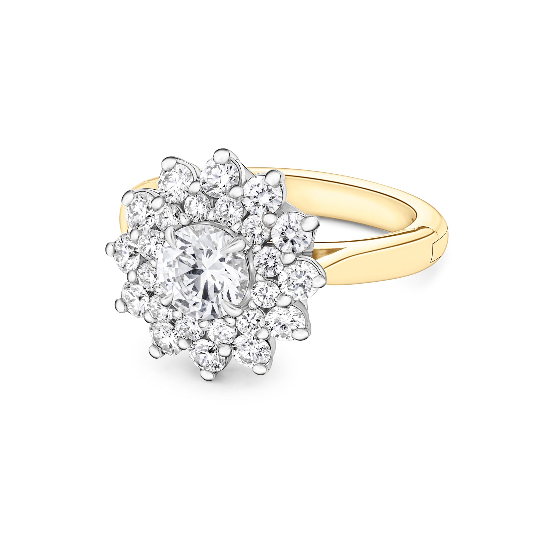 Victoria Diamond Cluster Ring