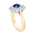 Victoria Diamond + Sapphire Cluster Ring
