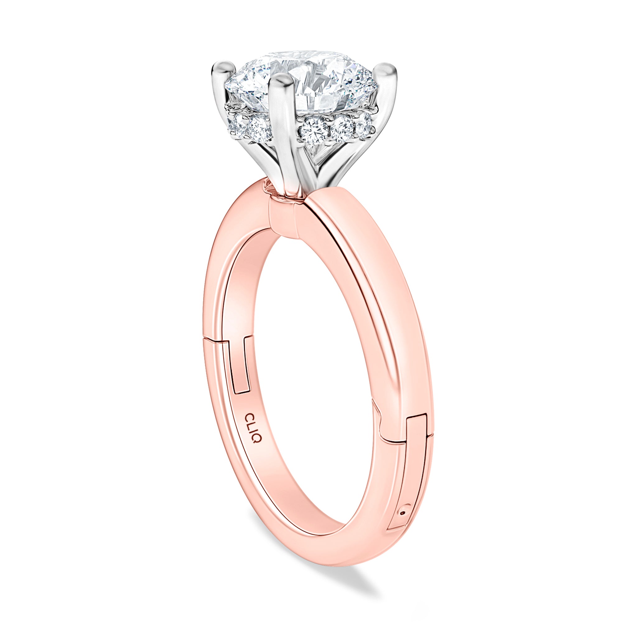 Julian Hidden Halo Solitaire Engagement Ring