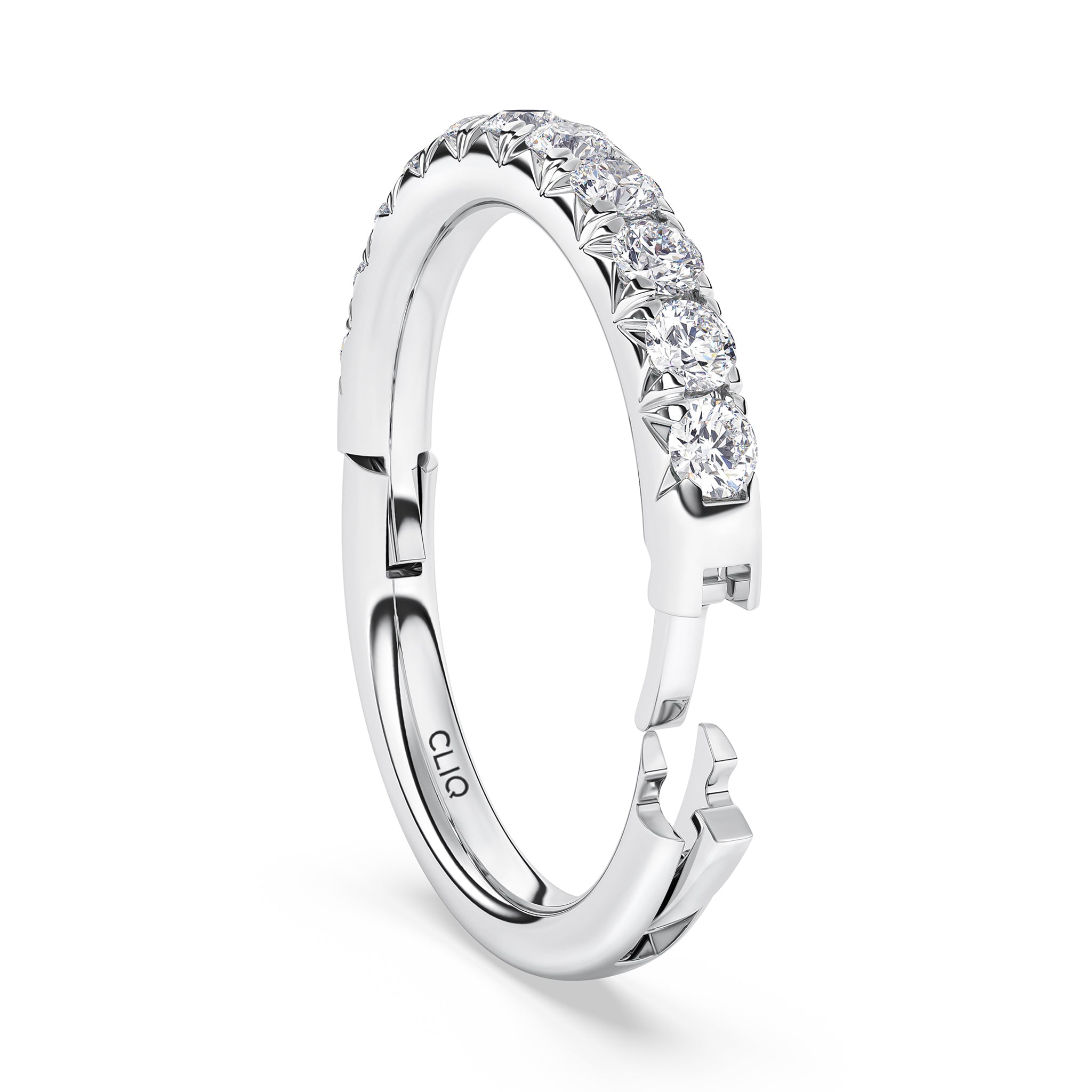 Shea French Pave Diamond Band
