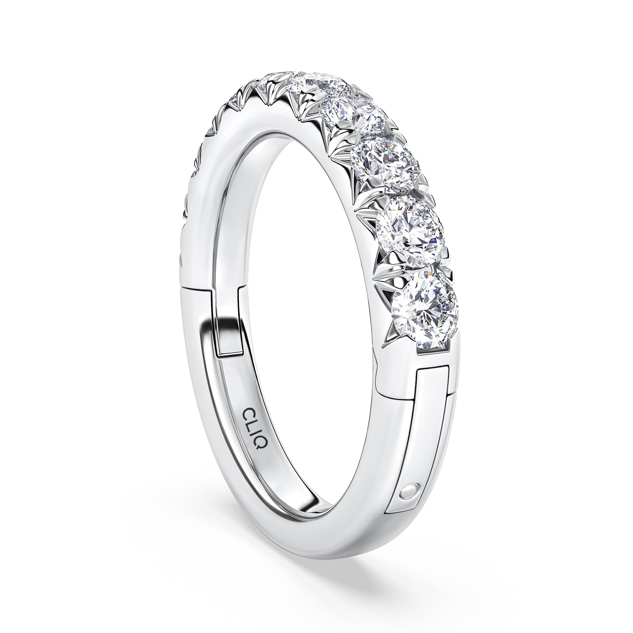 Shea French Pave Diamond Band