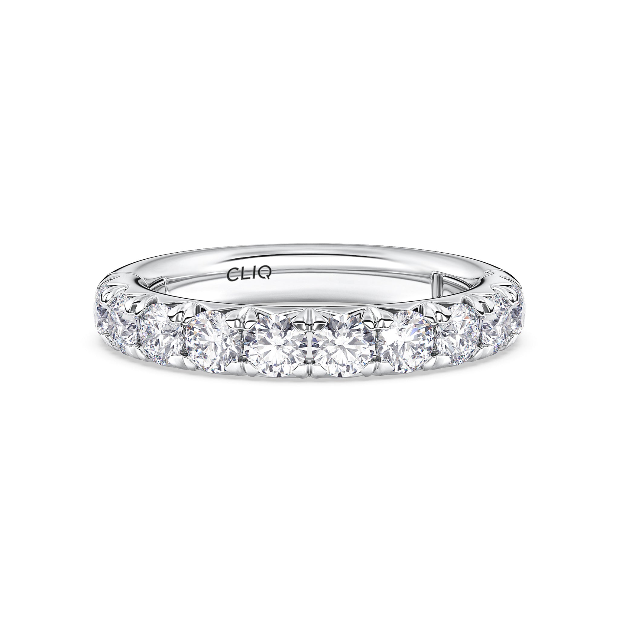 Shea French Pave Diamond Band