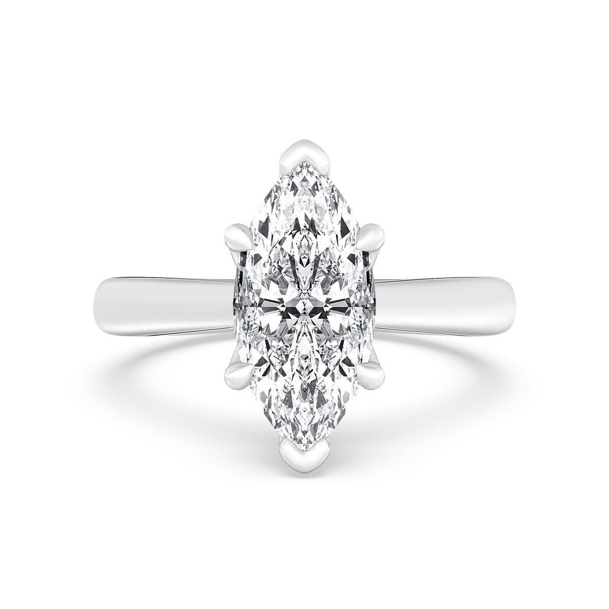 Crosby Marquis Cut Solitaire Engagement Ring