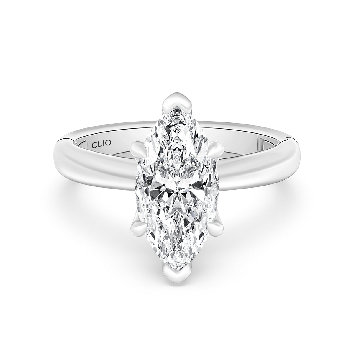 Crosby Marquis Cut Solitaire Engagement Ring