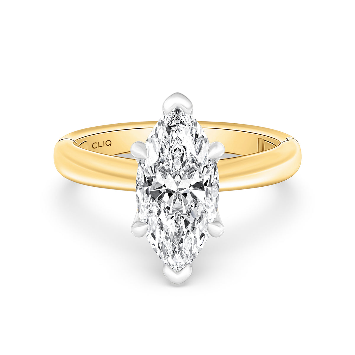 Crosby Marquis Cut Solitaire Engagement Ring