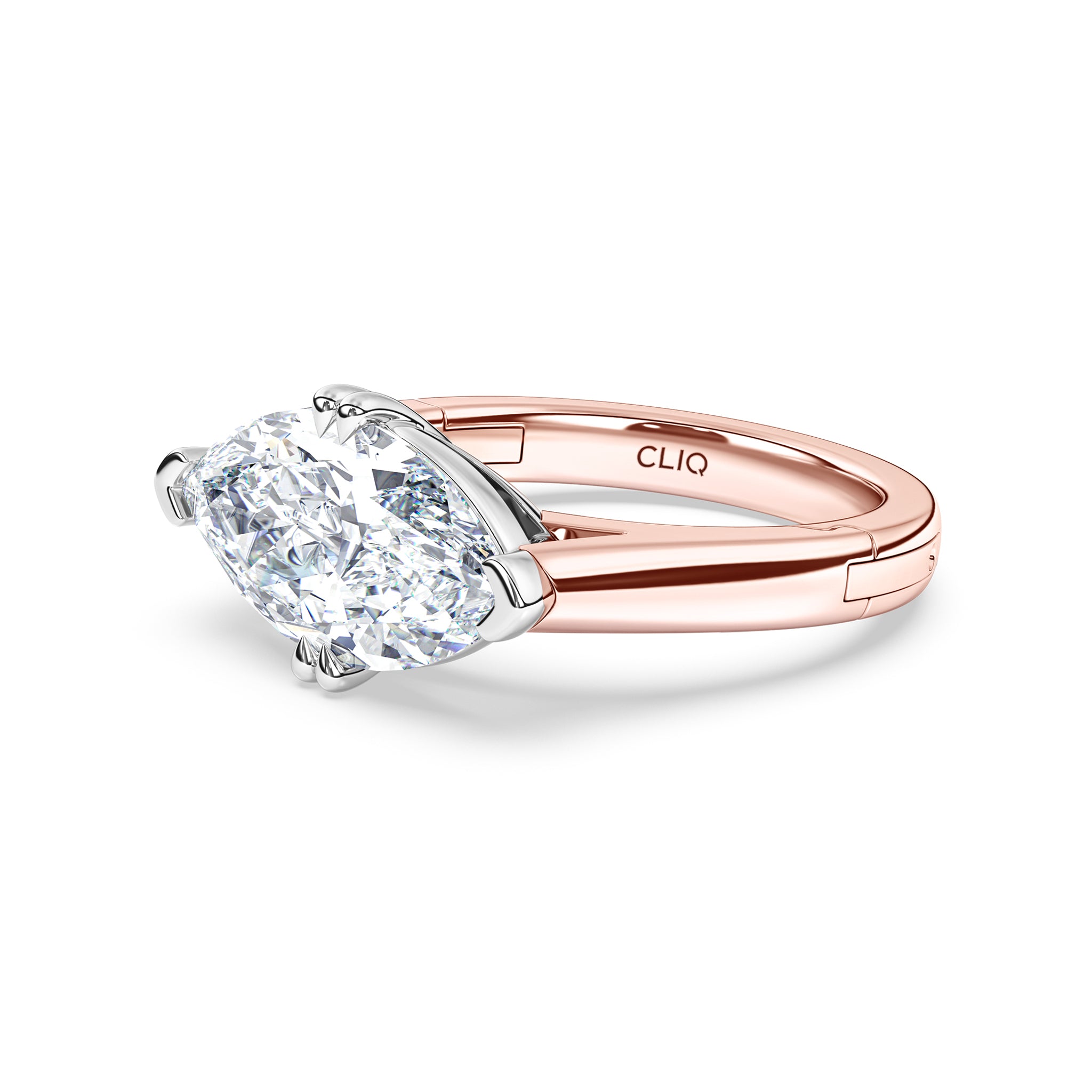 Campbell East | West Solitaire Engagement Ring