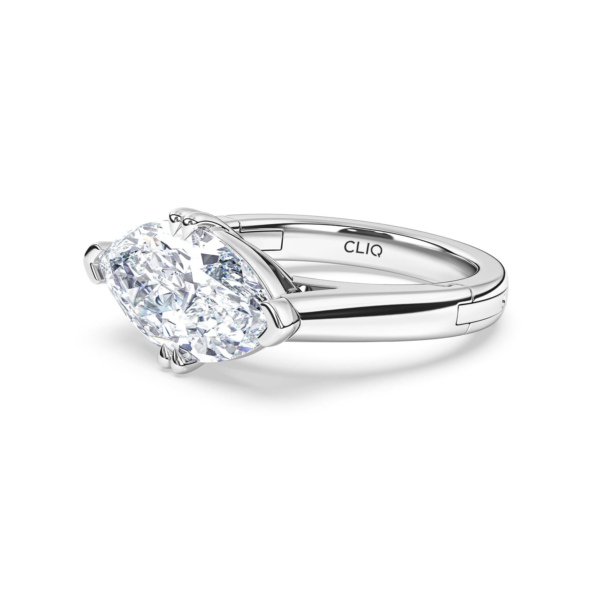 Campbell East | West Solitaire Engagement Ring