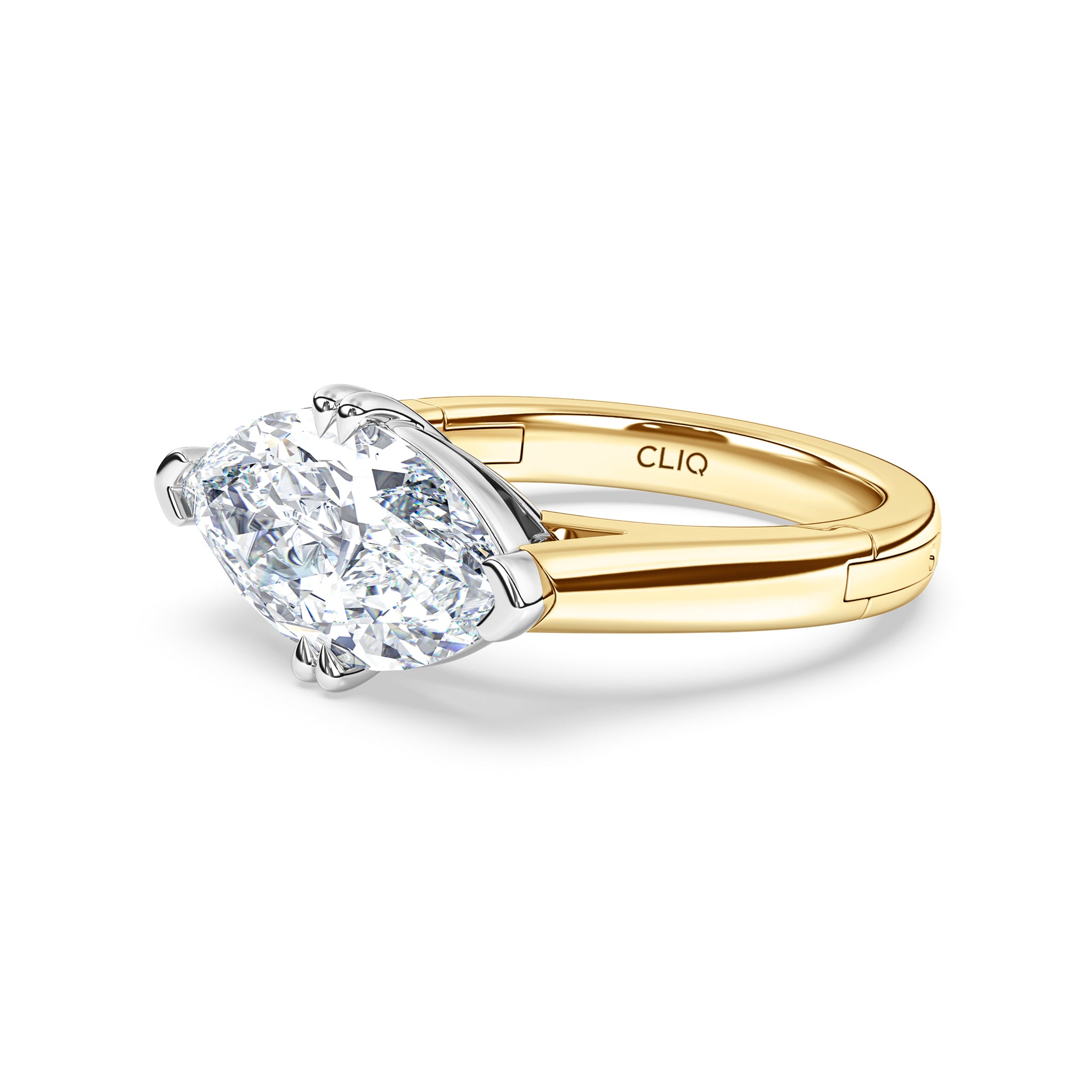 Campbell East | West Solitaire Engagement Ring