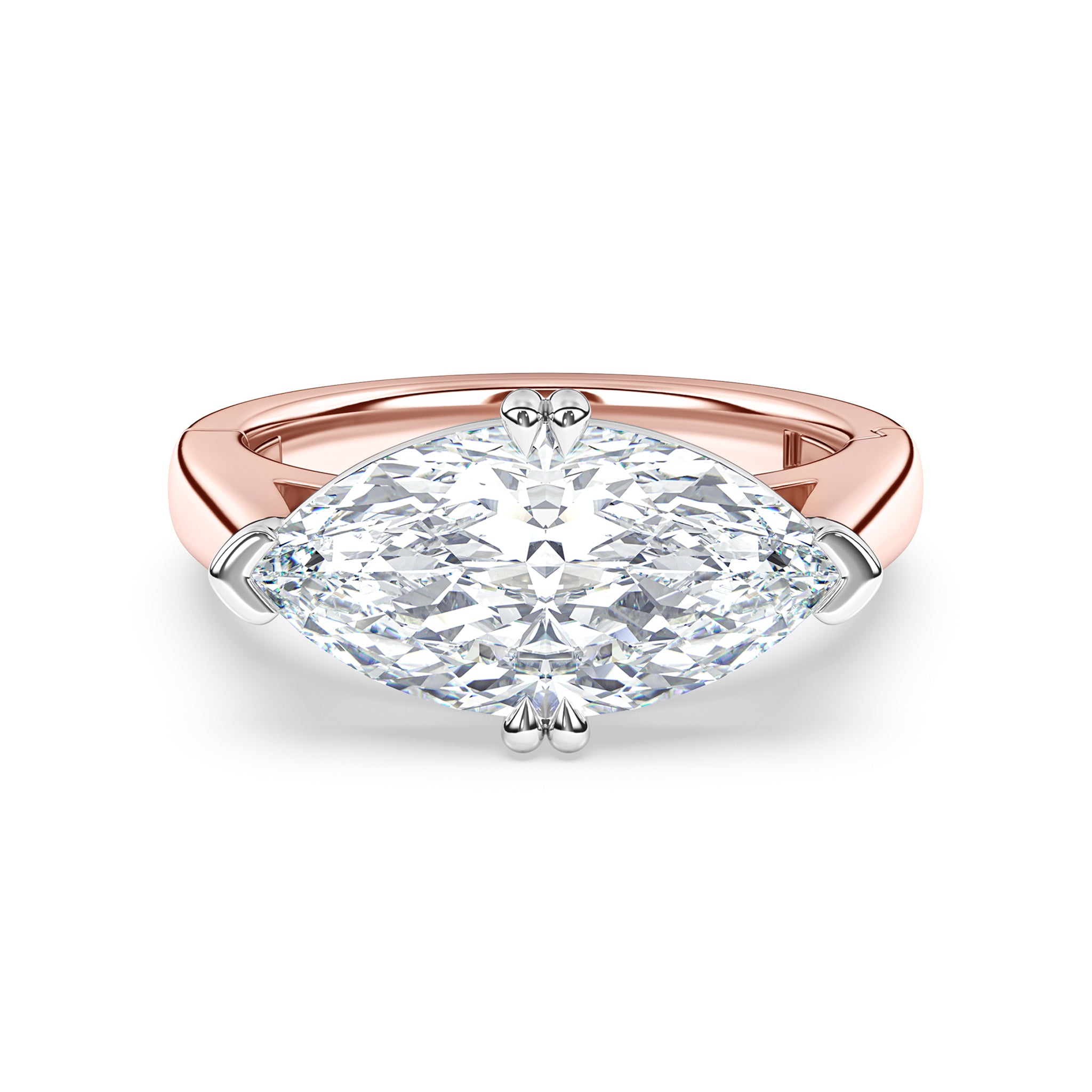 Campbell East | West Solitaire Engagement Ring