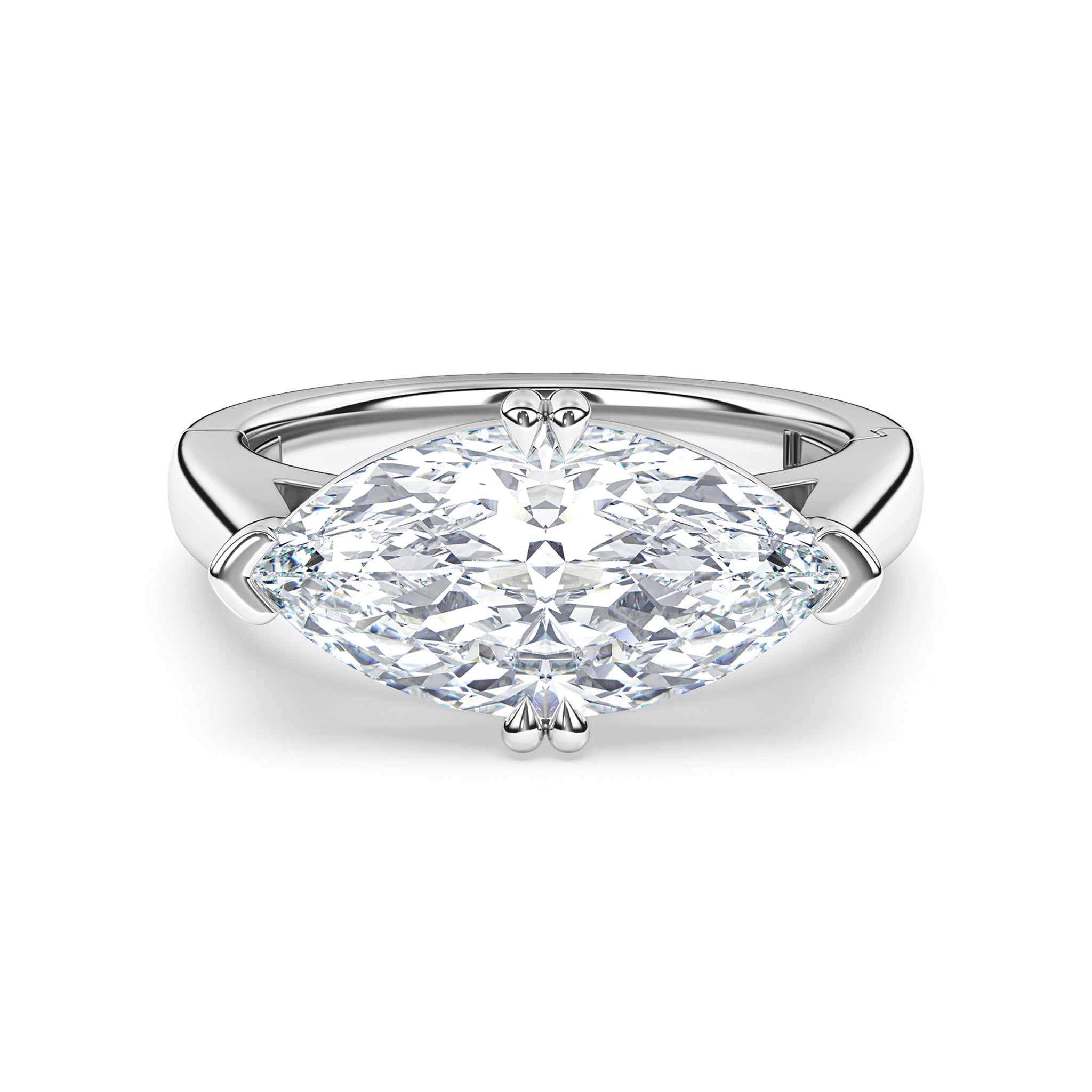 Campbell East | West Solitaire Engagement Ring