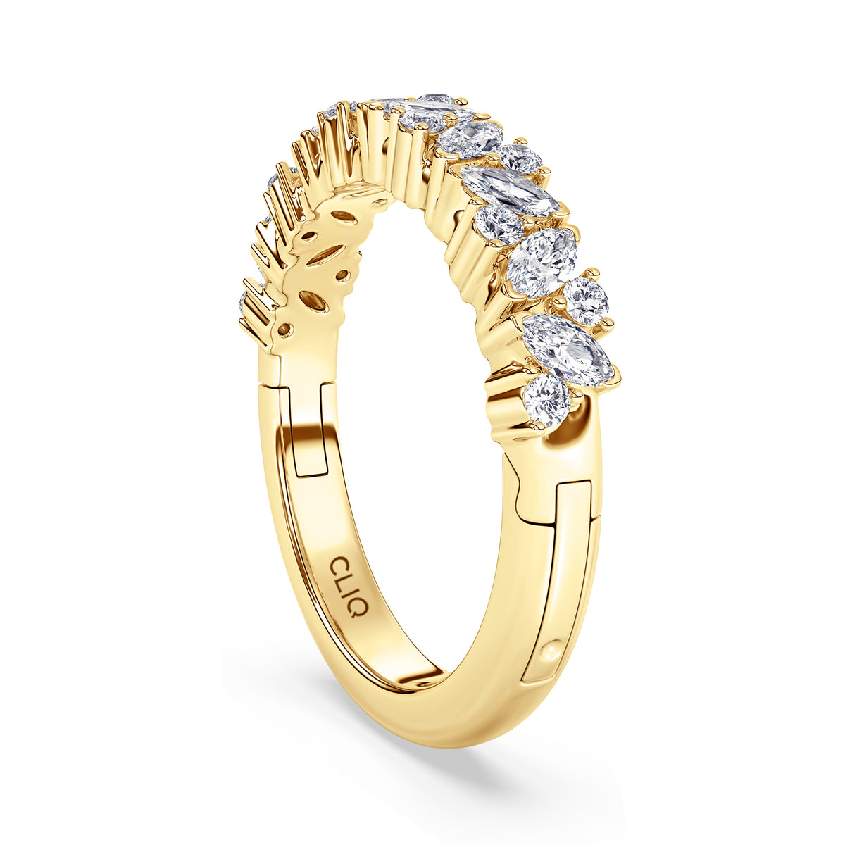 Zoe Mixed Cut Diamond Band