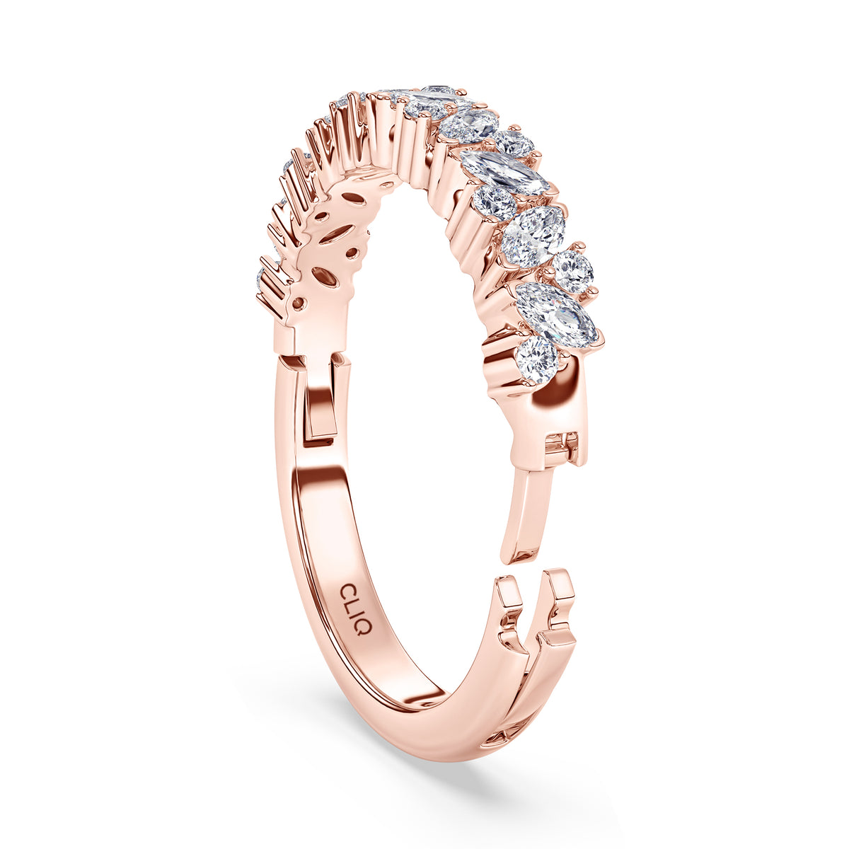 Zoe Mixed Cut Diamond Band