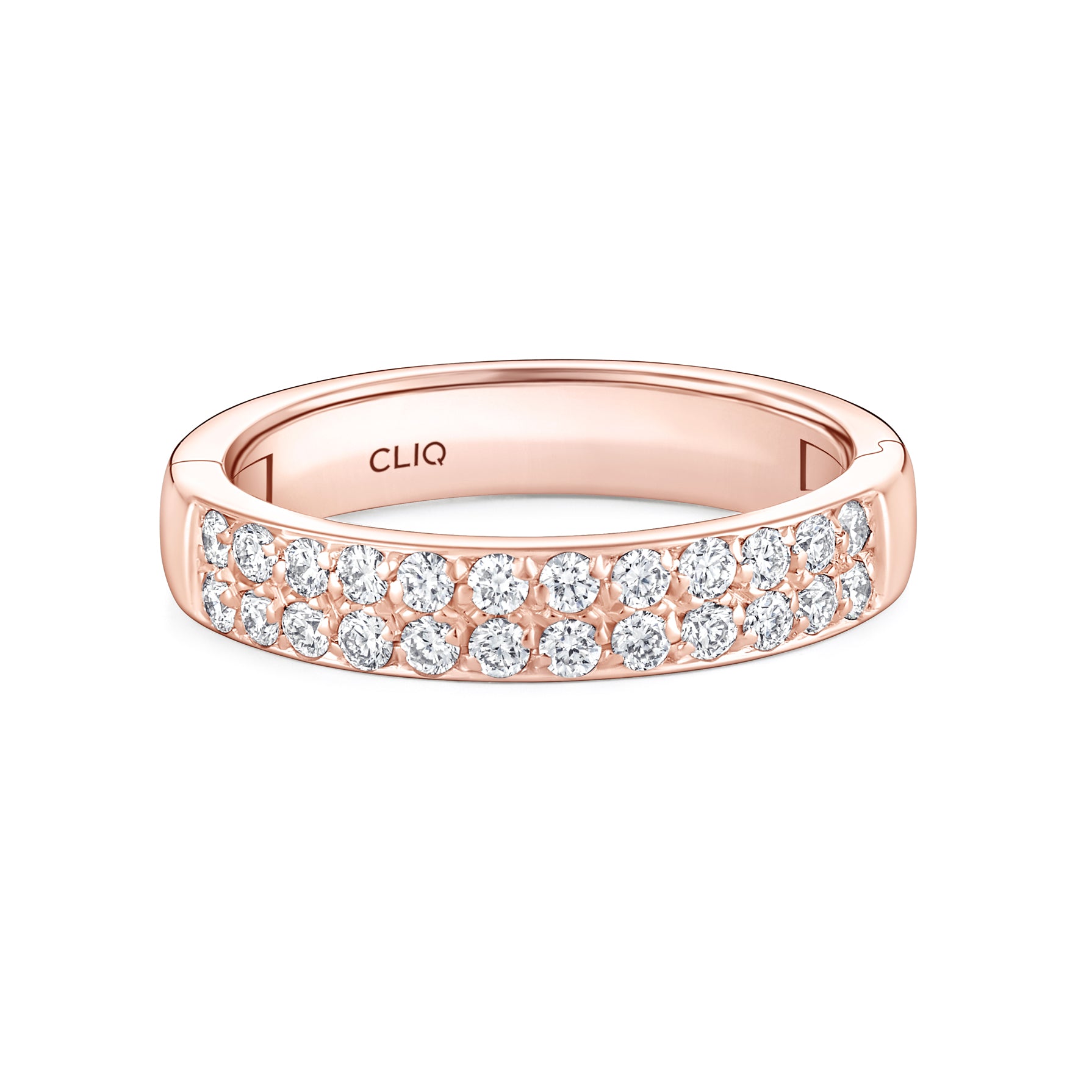 Fifth Ave. Double Row Diamond Band