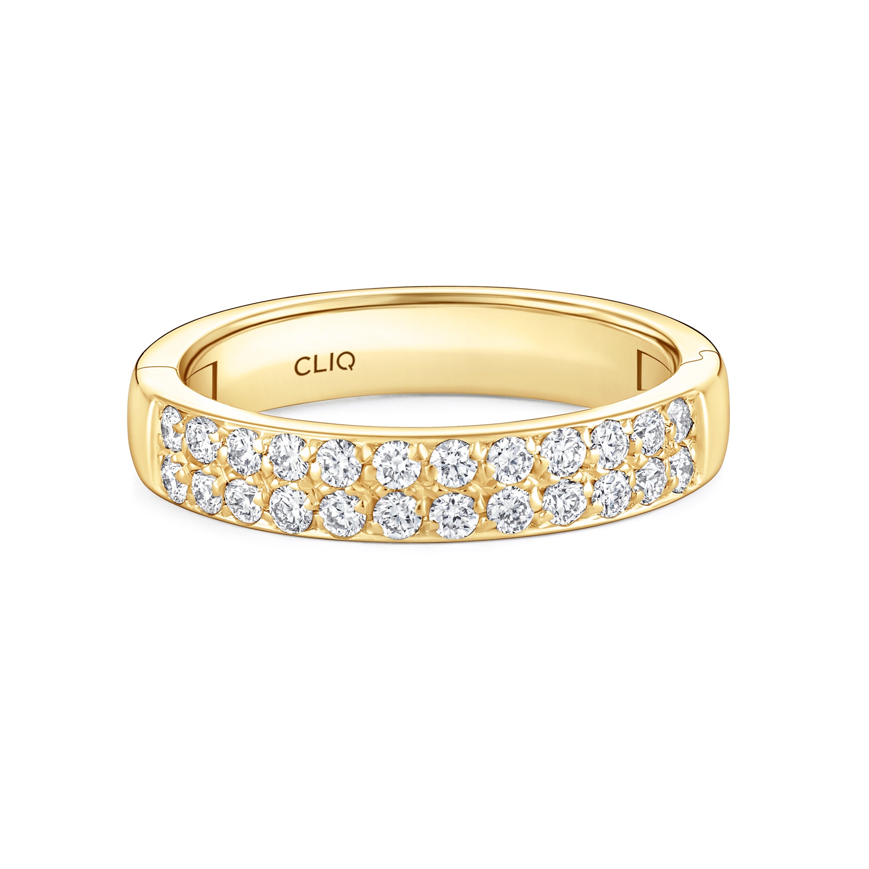 Fifth Ave. Double Row Diamond Band