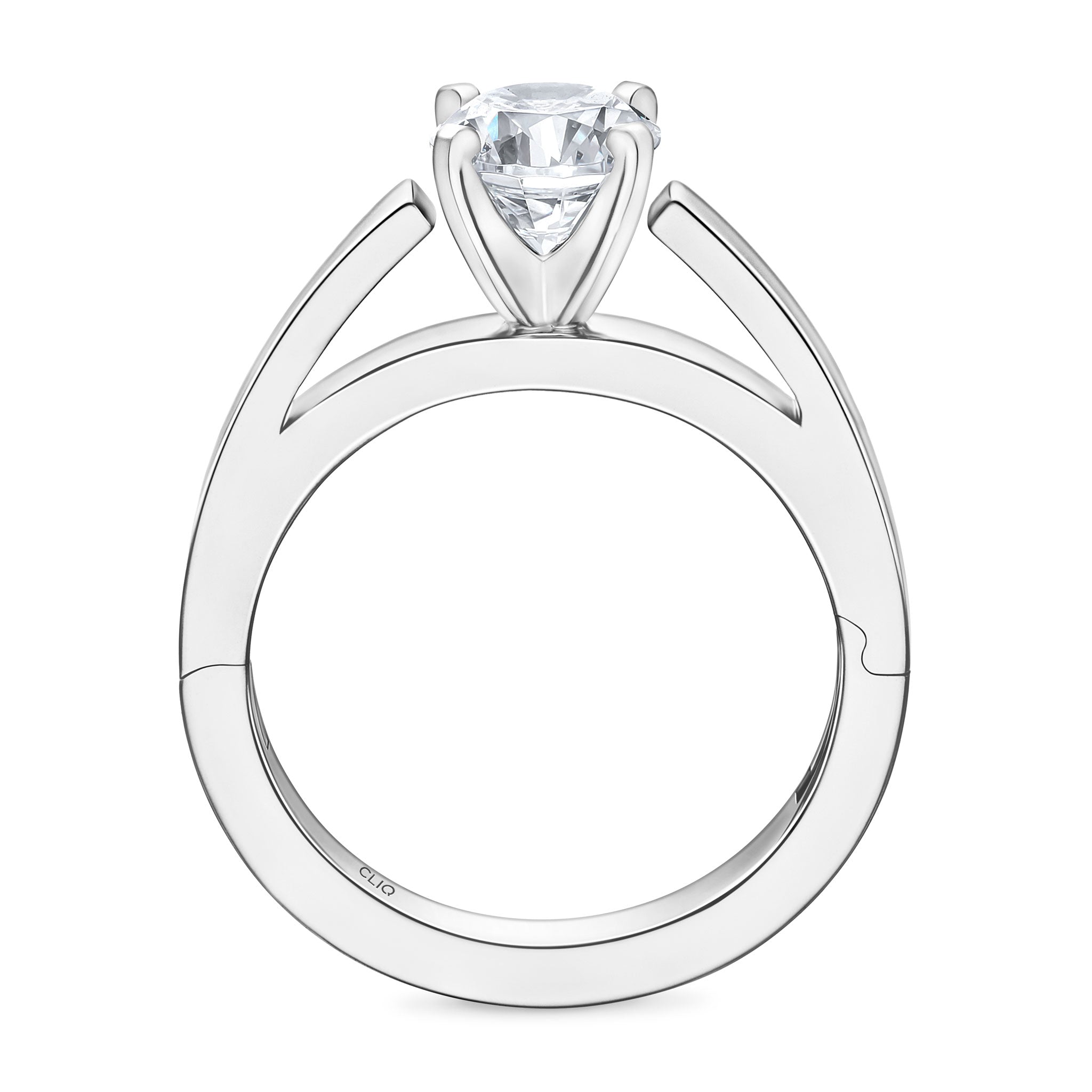 Airheart Cathedral Solitaire Engagement Ring