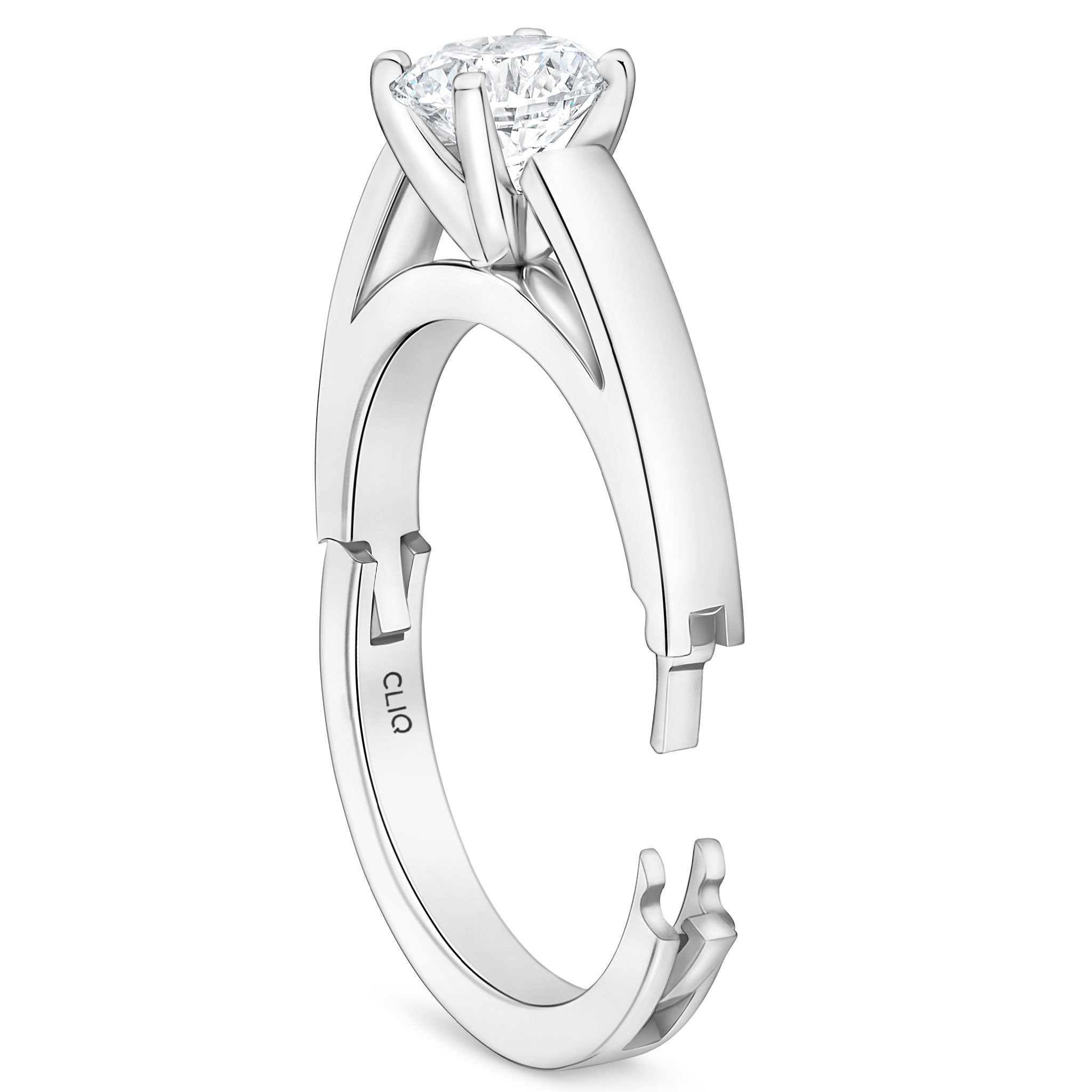 Airheart Cathedral Solitaire Engagement Ring