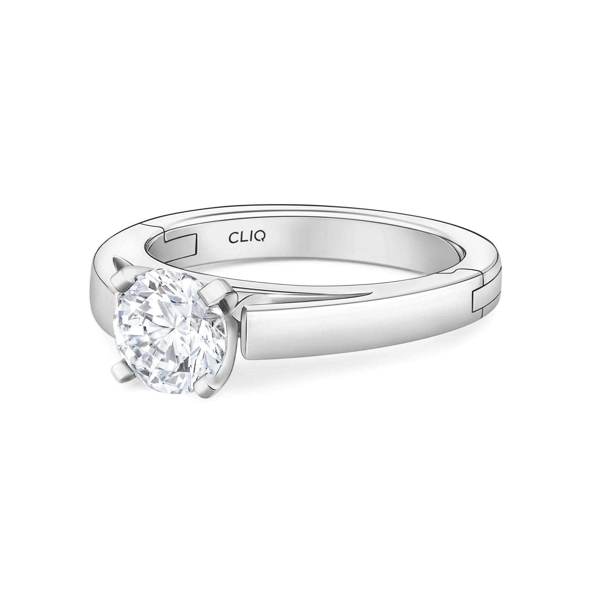 Airheart Cathedral Solitaire Engagement Ring