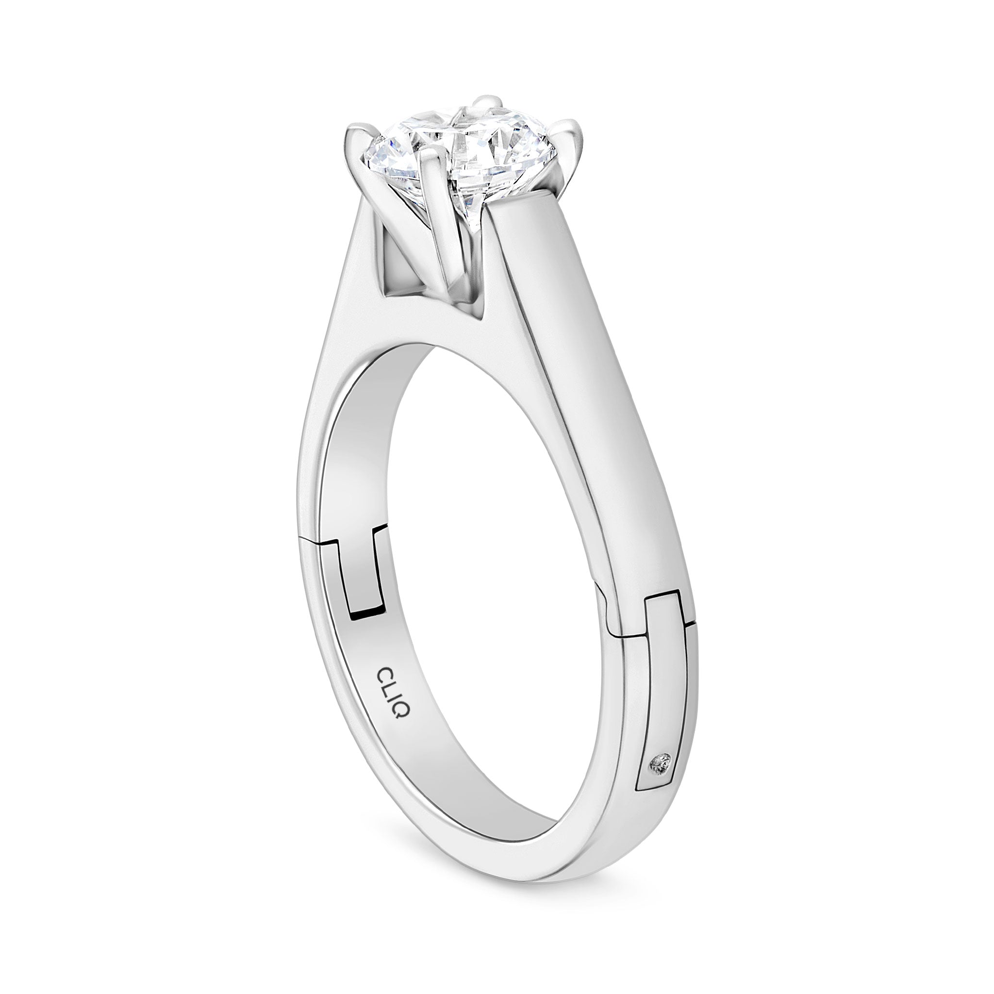 Castille Cathedral Solitaire Engagement Ring