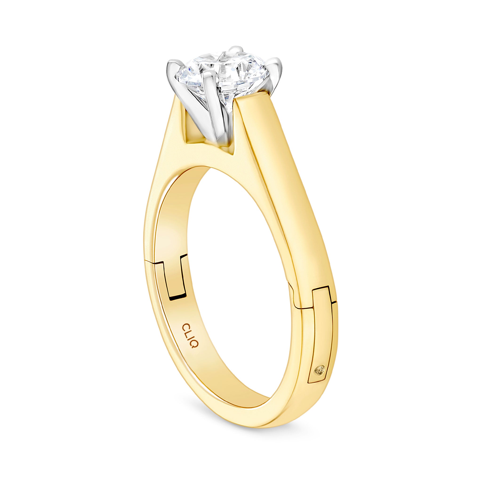 Castille Cathedral Solitaire Engagement Ring