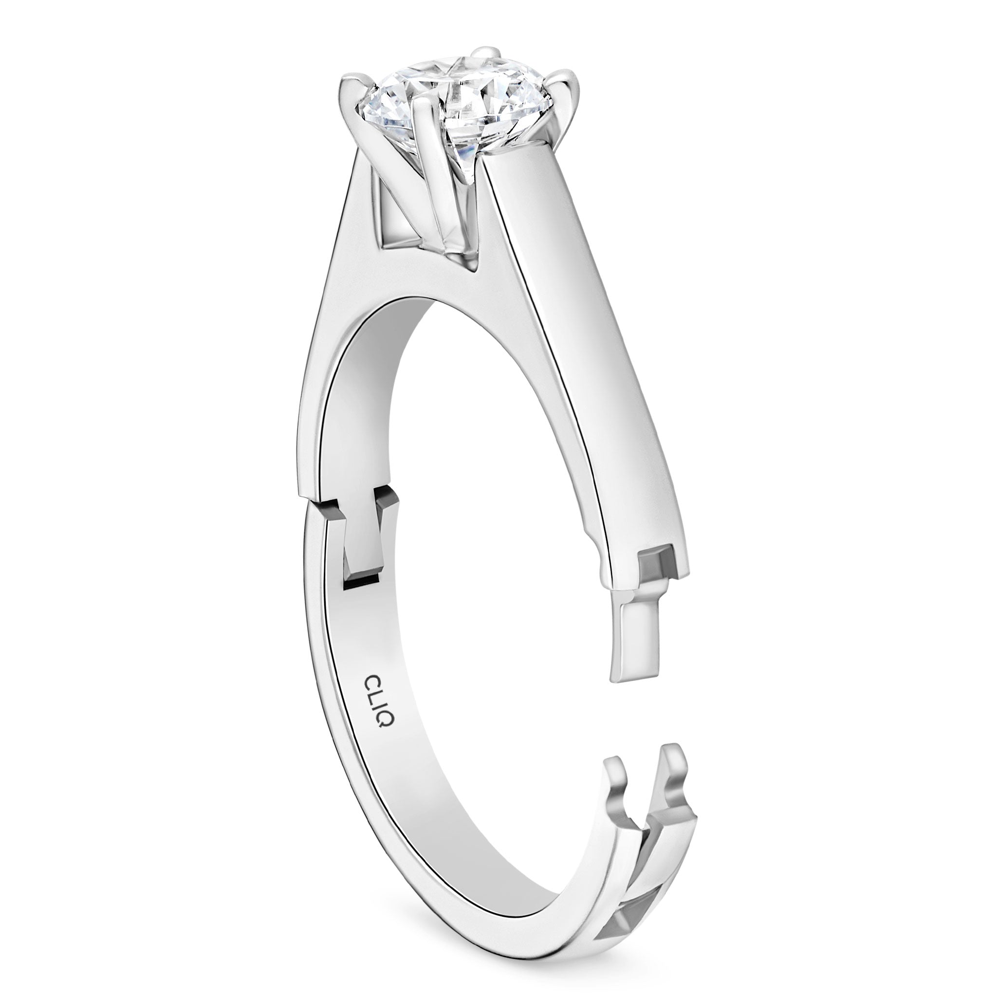 Castille Cathedral Solitaire Engagement Ring