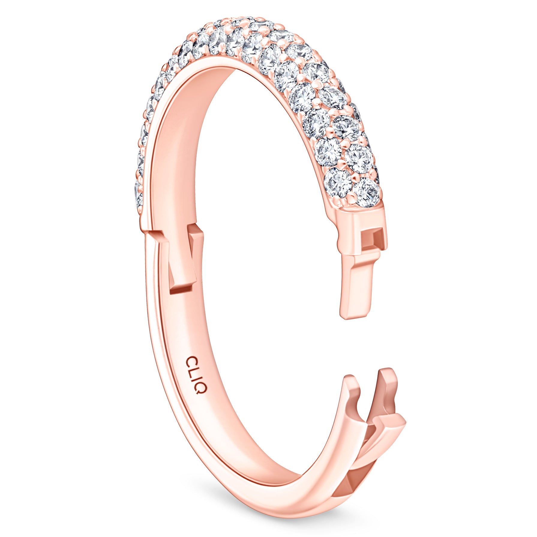 Cecily Domed Pavé Diamond Band