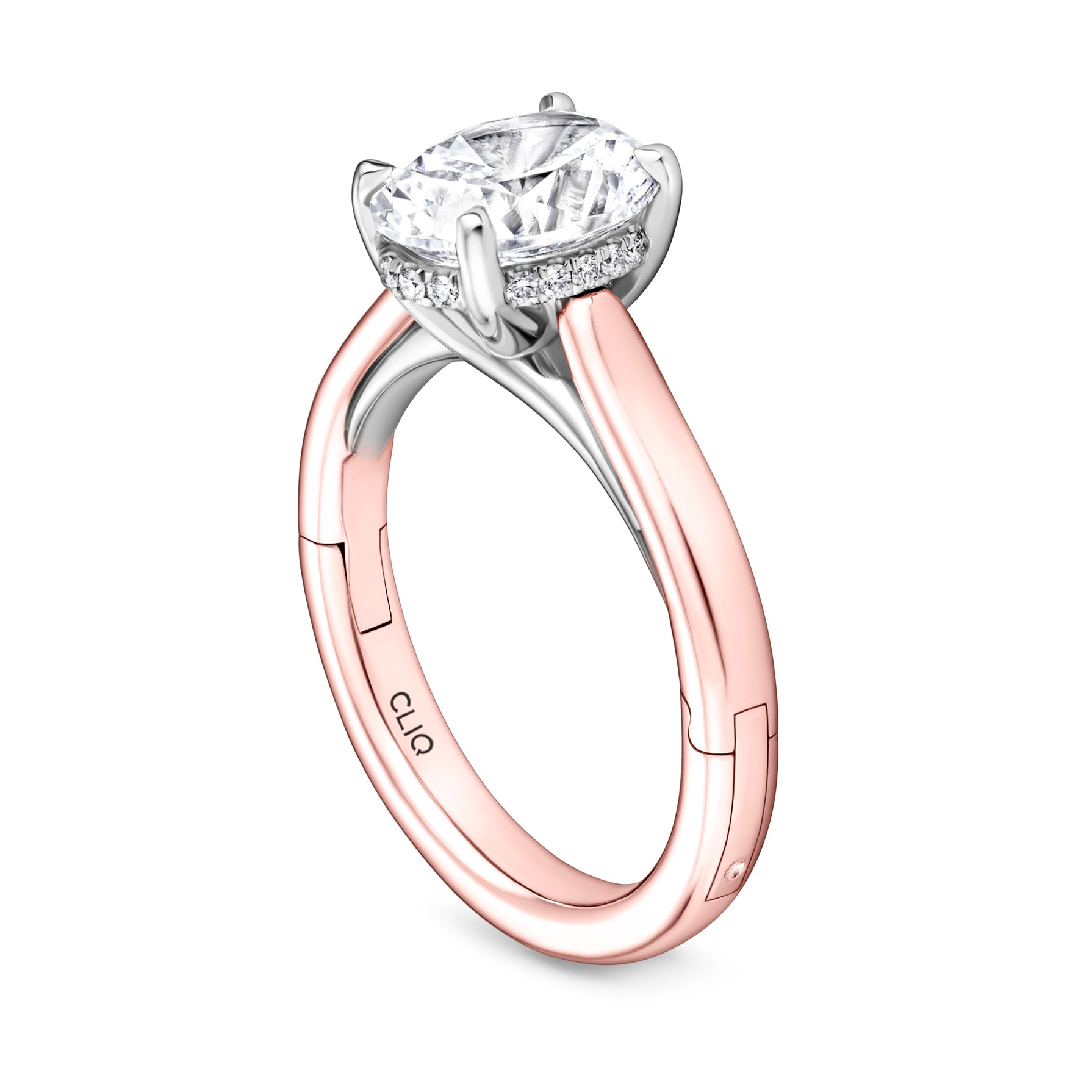 Kendal Hidden Halo Solitaire Engagement Ring