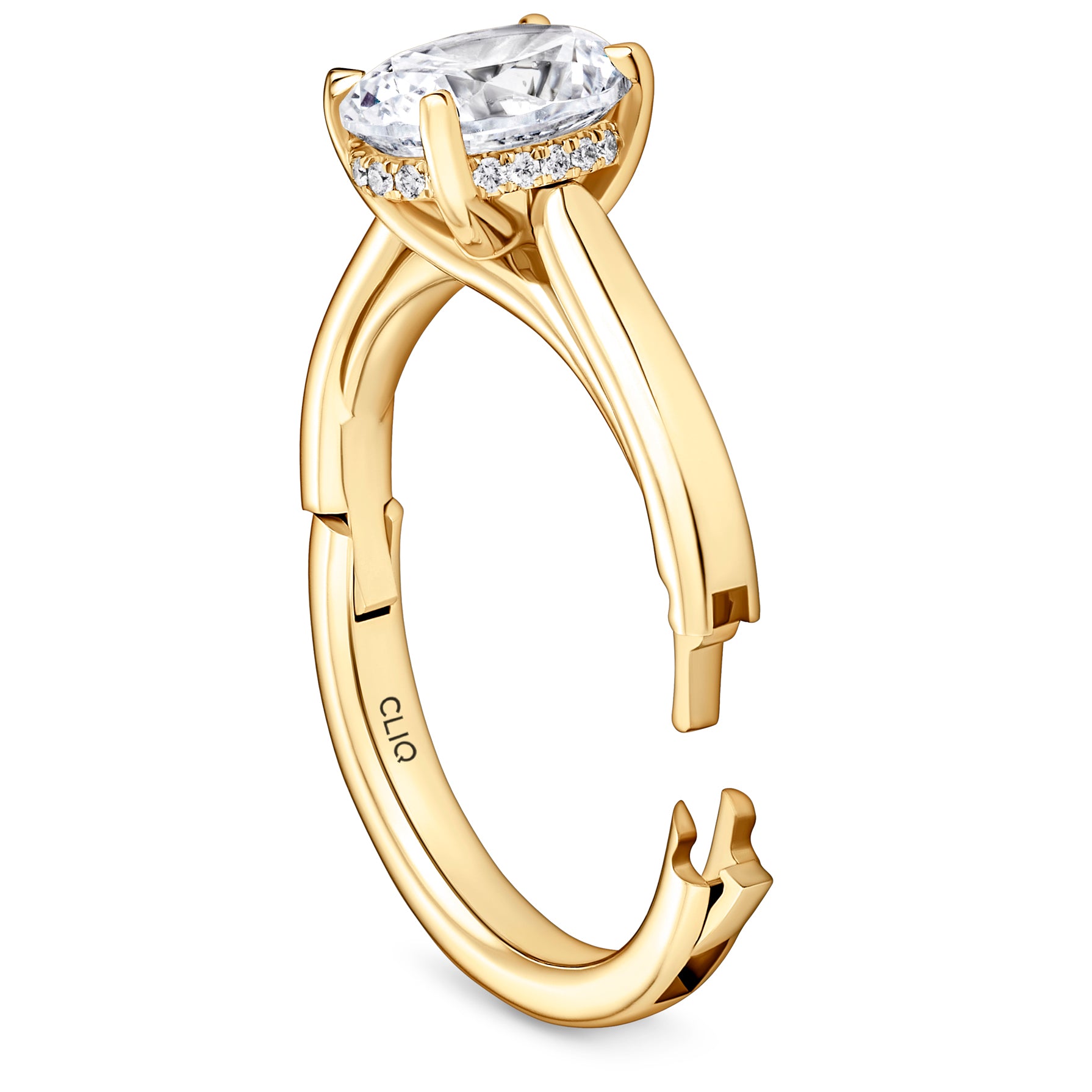 Kendal Hidden Halo Solitaire Engagement Ring