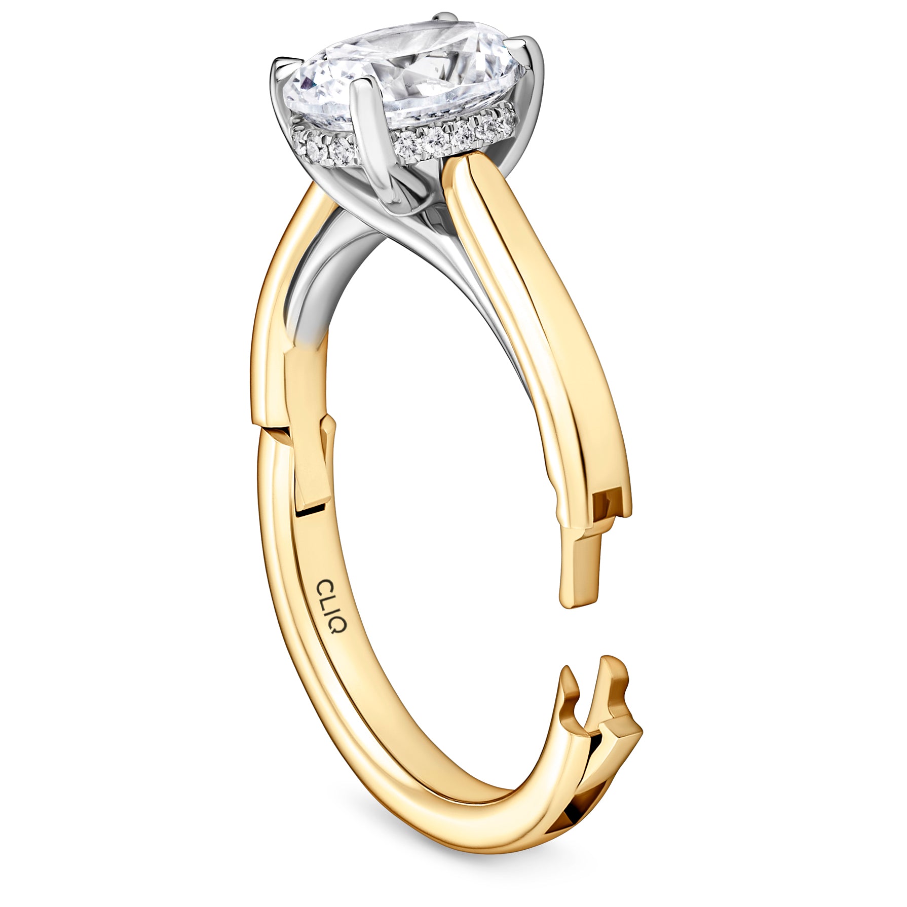 Kendal Hidden Halo Solitaire Engagement Ring