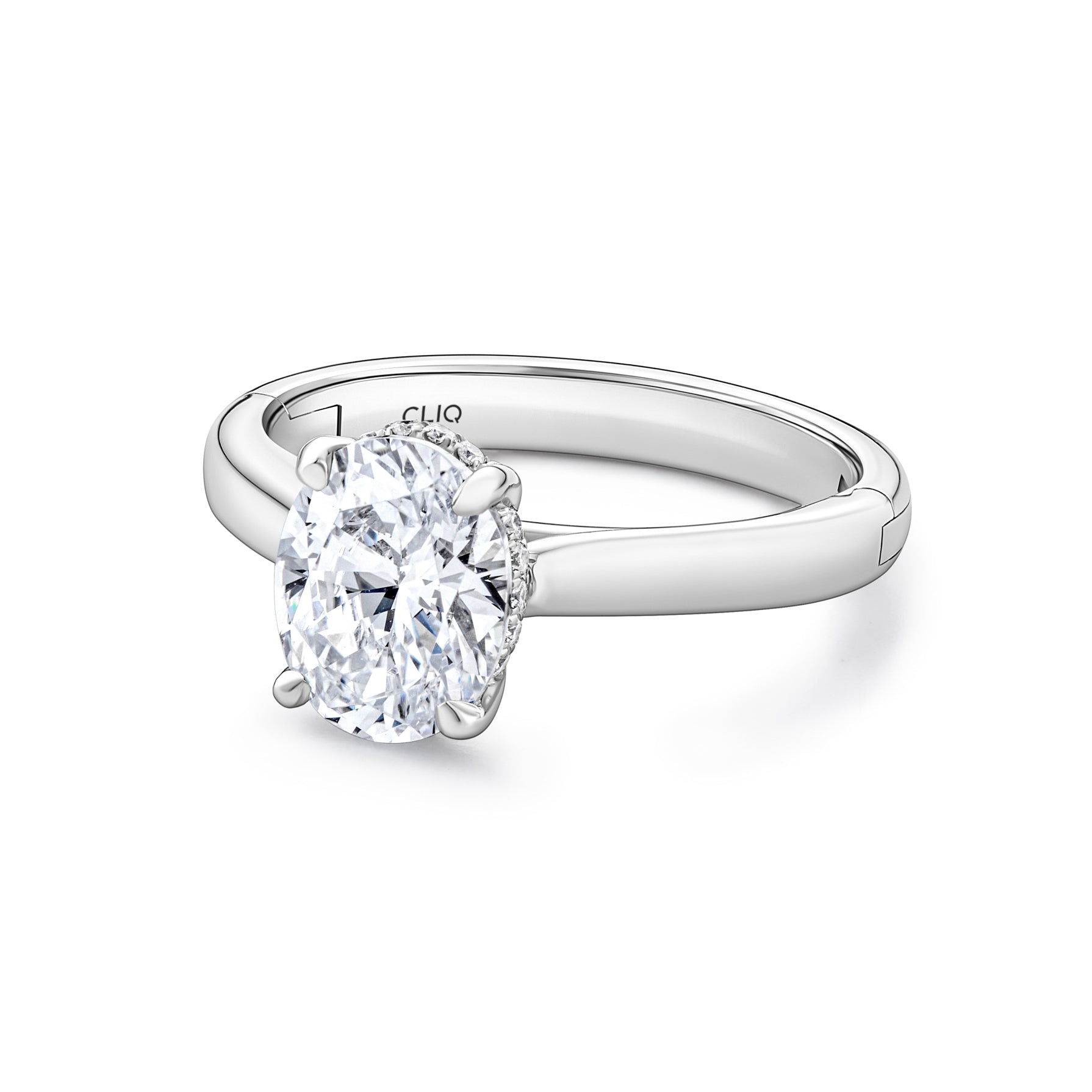 Kendal Hidden Halo Solitaire Engagement Ring