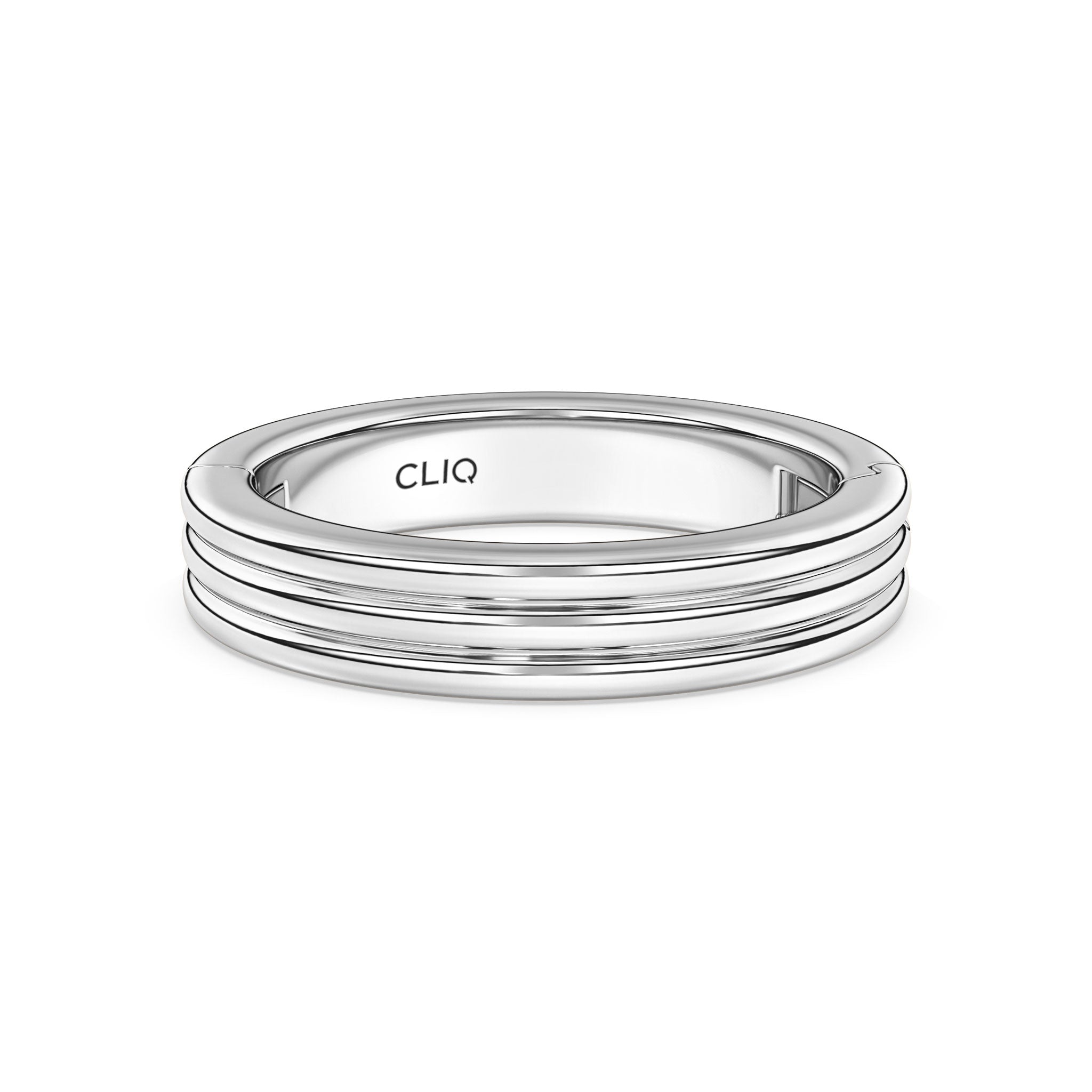 Kenzie Engraved Line Band, 4mm