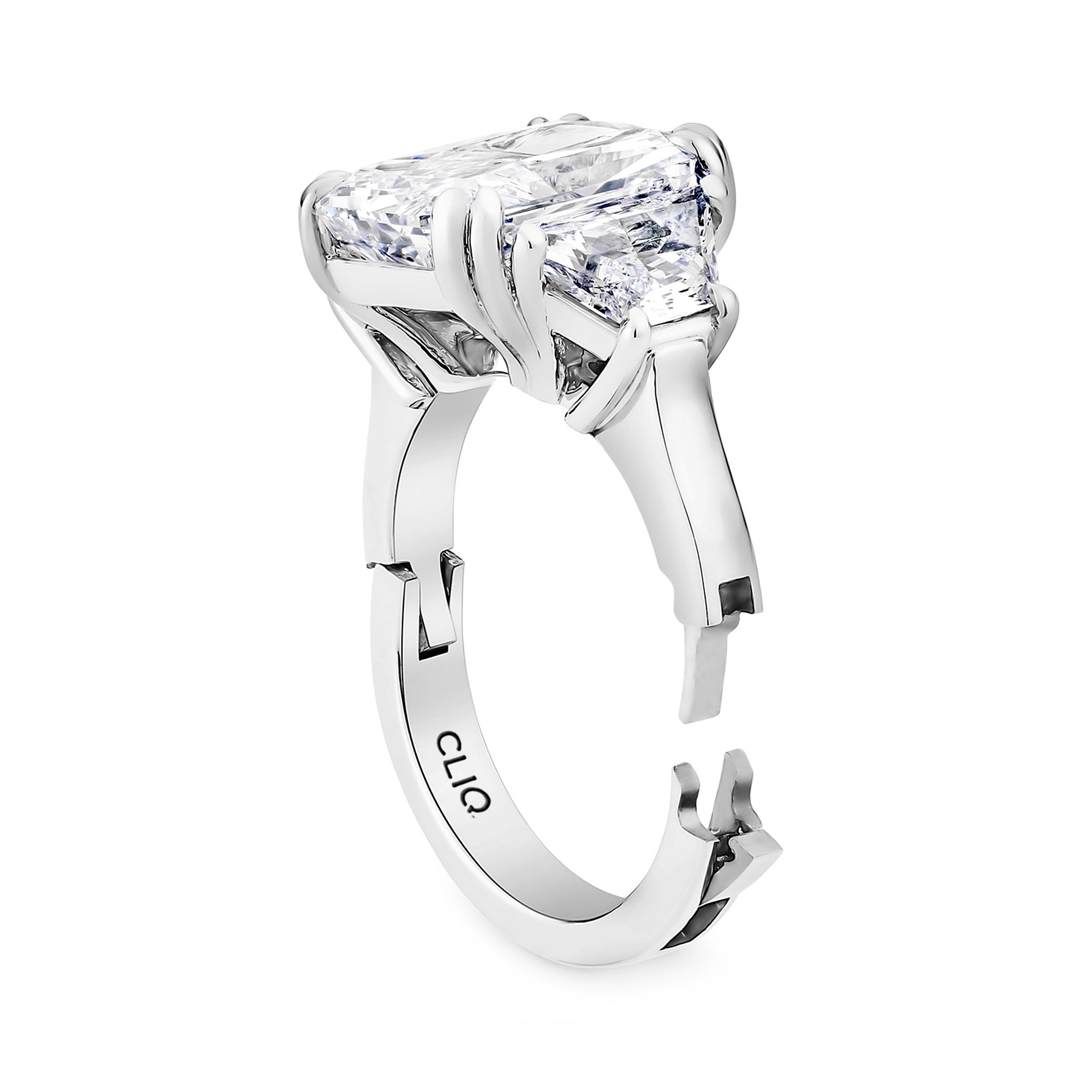 Merion Three Stone Engagement Ring