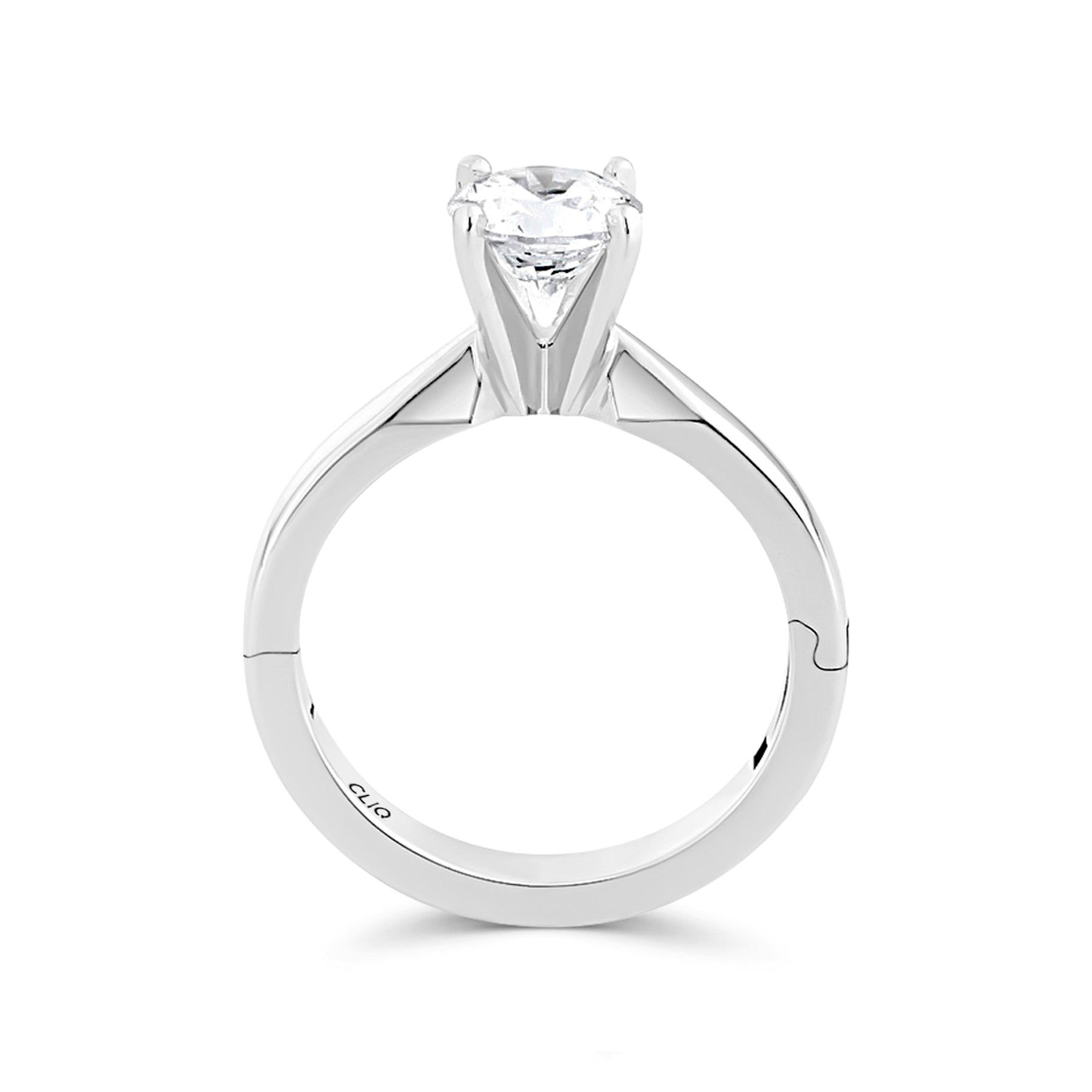 Classic 4-Prong Solitaire Engagement Ring