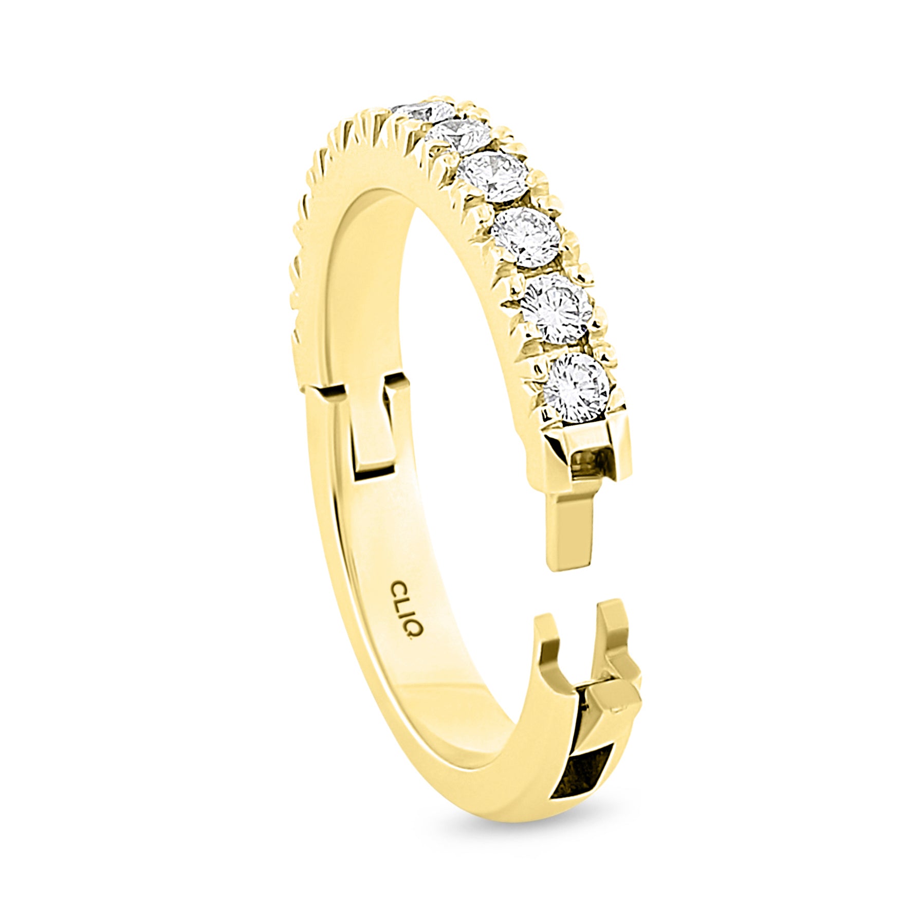 Parisienne Prong Set Diamond Band