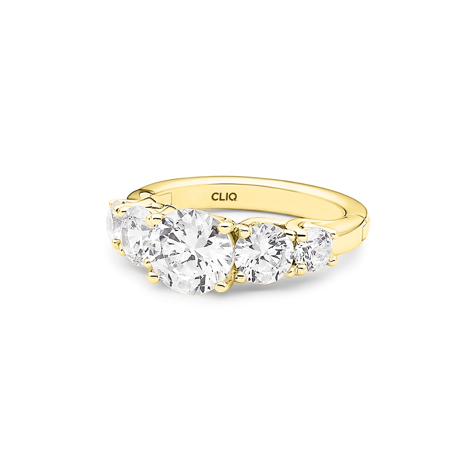 3-Stone Trellis Diamond Ring - Tailored Jewel